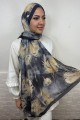 Desenli Bambu Şal 036G